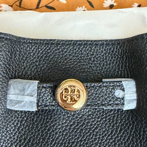 Tory Burch Black Mini Bag with Gold Accent - Picture 8 of 15